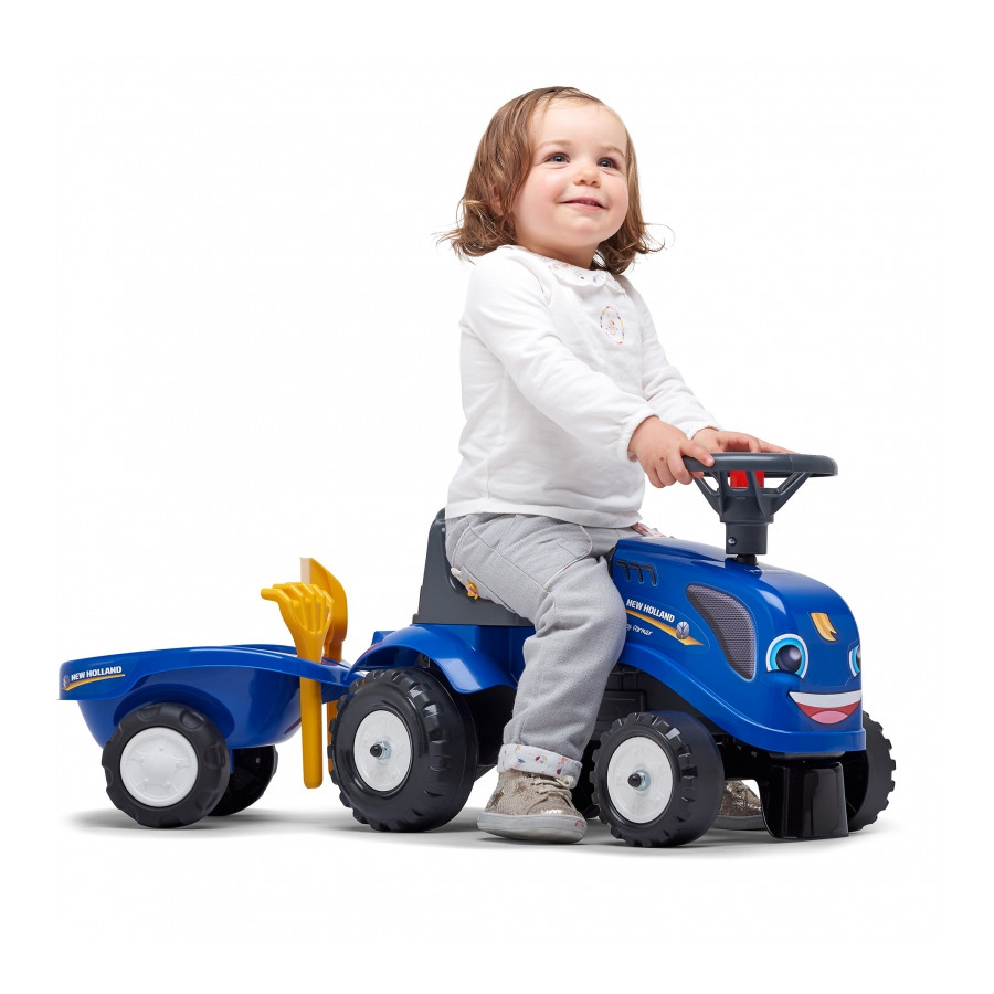 Traktorek z przyczepką Baby New Holland / Falk