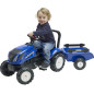 Traktor na pedały z przyczepką New Holland / Falk