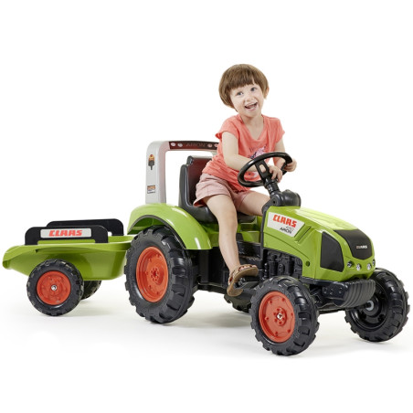 Traktor na pedały z przyczepką Claas / Falk