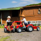 Koparka na pedały z przyczepką Massey Ferguson / Falk