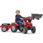 Koparka na pedały z przyczepką Massey Ferguson / Falk