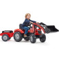 Koparka na pedały z przyczepką Massey Ferguson / Falk