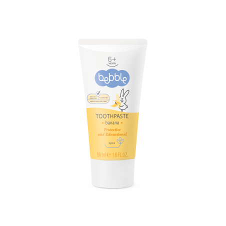 Pasta do zębów dla dzieci bez fluoru 50 ml Bananowa / Bebble