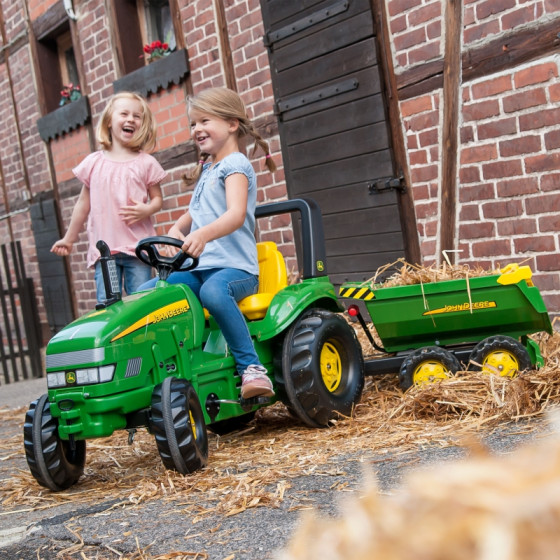 Przyczepa John Deere Halfpipe do traktorków RollyTrailer / Rolly toys