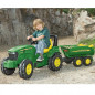 Przyczepa John Deere Halfpipe do traktorków RollyTrailer / Rolly toys Przyczepa John Deere Halfpipe do traktorków RollyTrailer / Rolly toys