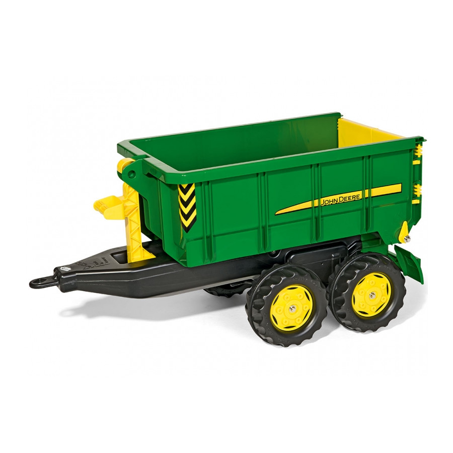 Duża dwuosiowa przyczepa John Deere / Rolly toys