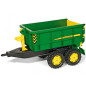Duża dwuosiowa przyczepa John Deere / Rolly toys