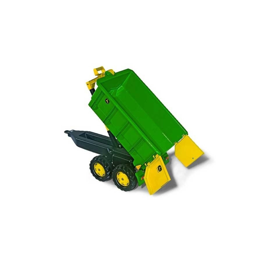 Duża dwuosiowa przyczepa John Deere / Rolly toys
