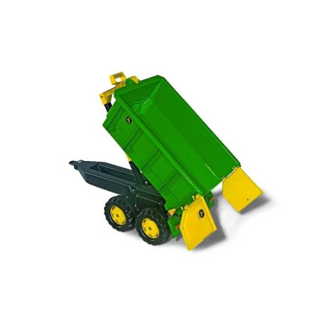 Duża dwuosiowa przyczepa John Deere / Rolly toys
