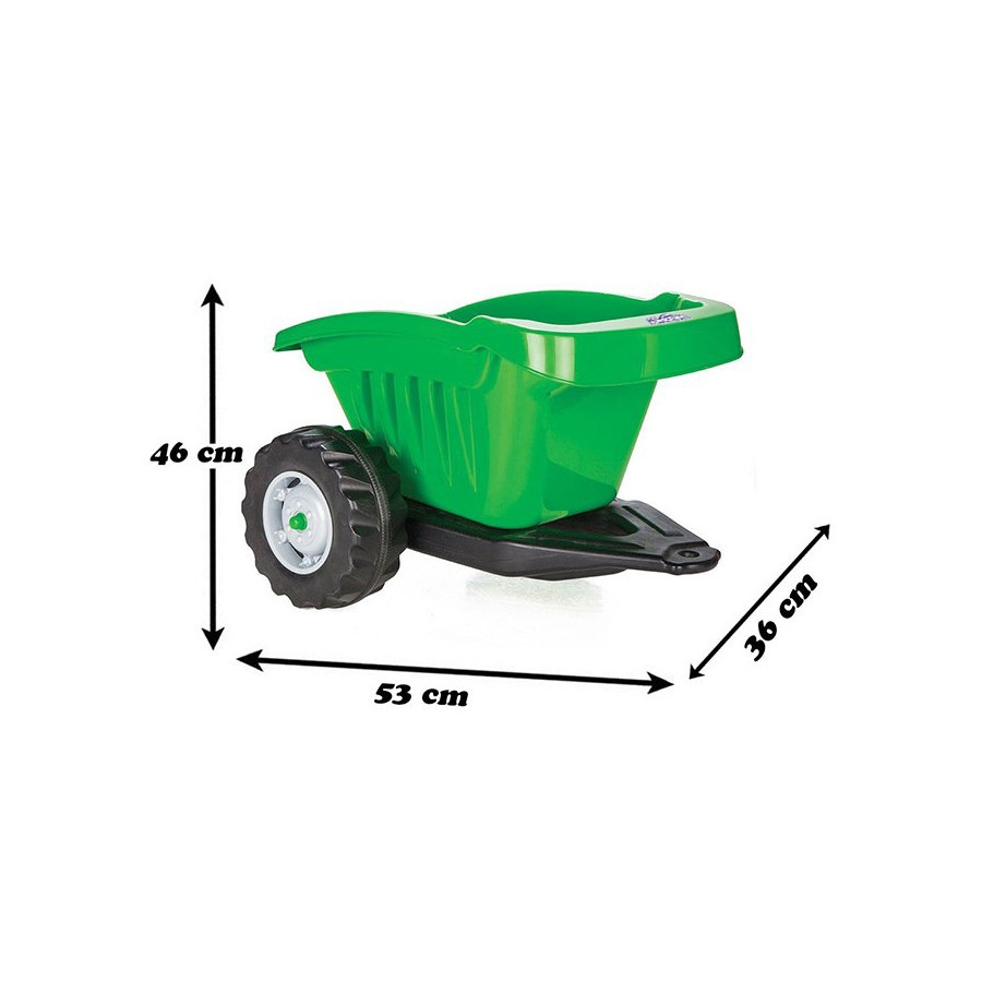 Przyczepka Active Trailer zielona 35 kg / Woopie