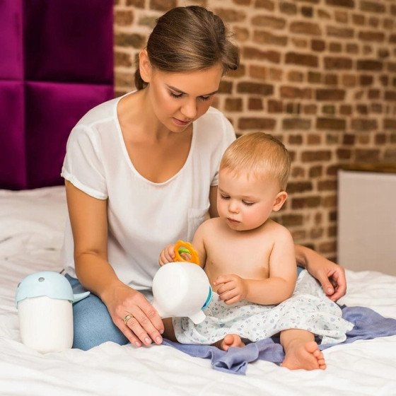 Pieluszki z włókien bambusa organicznego 3 szt. Miętowe / Babyono