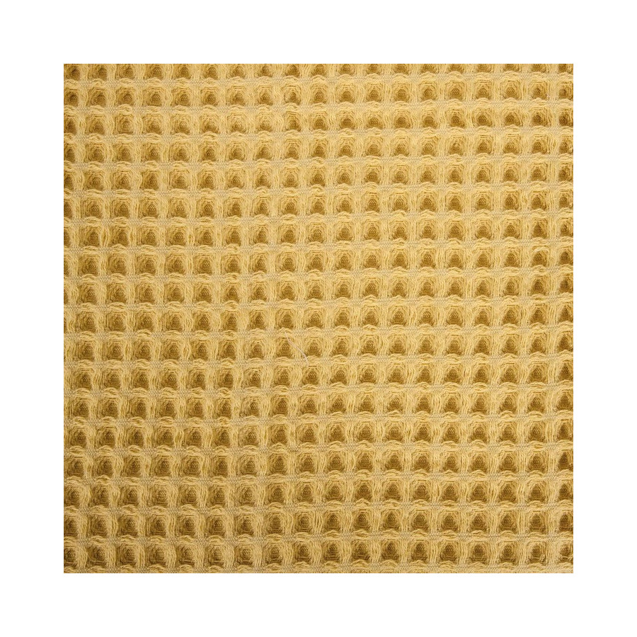 Kocyk dziecięcy Waffle Line 90x90 cm Cream Gold / Ceba Baby