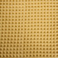Kocyk dziecięcy Waffle Line 90x90 cm Cream Gold / Ceba Baby Kocyk dziecięcy Waffle Line 90x90 cm Cream Gold / Ceba Baby