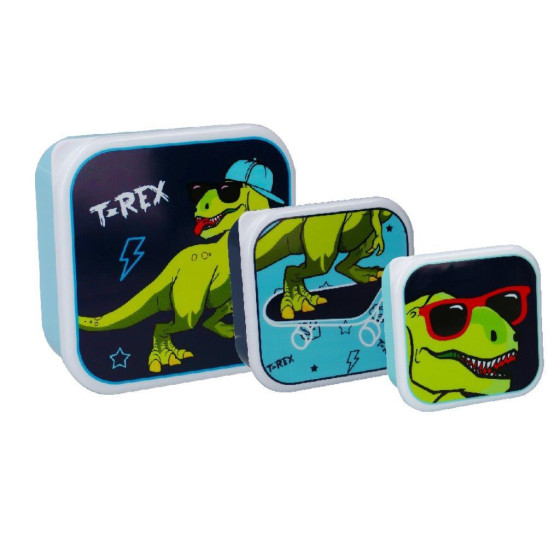 艢niadani贸wka snack box 3w1 Dino T-Rex / Pret
