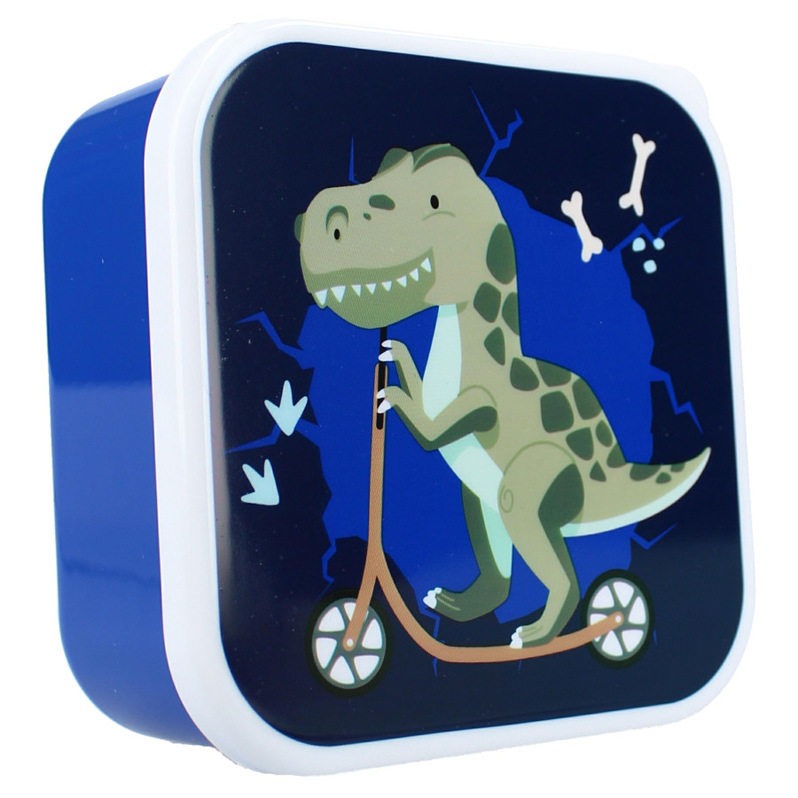 Śniadaniówka snack box 3w1 Dino Navy / Pret