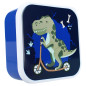 Śniadaniówka snack box 3w1 Dino Navy / Pret Śniadaniówka snack box 3w1 Dino Navy / Pret