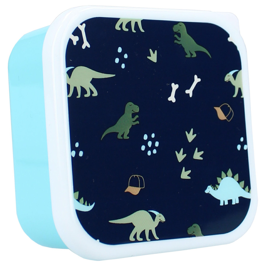 Śniadaniówka snack box 3w1 Dino Navy / Pret