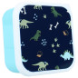 Śniadaniówka snack box 3w1 Dino Navy / Pret Śniadaniówka snack box 3w1 Dino Navy / Pret