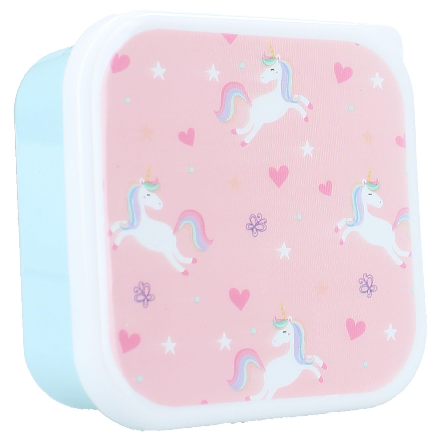 Śniadaniówka snack box 3w1 Pink Unicorn / Pret