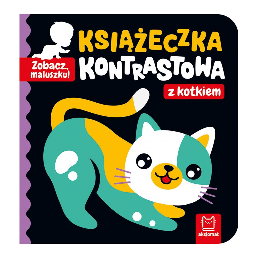 Książeczka kontrastowa z kotkiem / Aksjomat