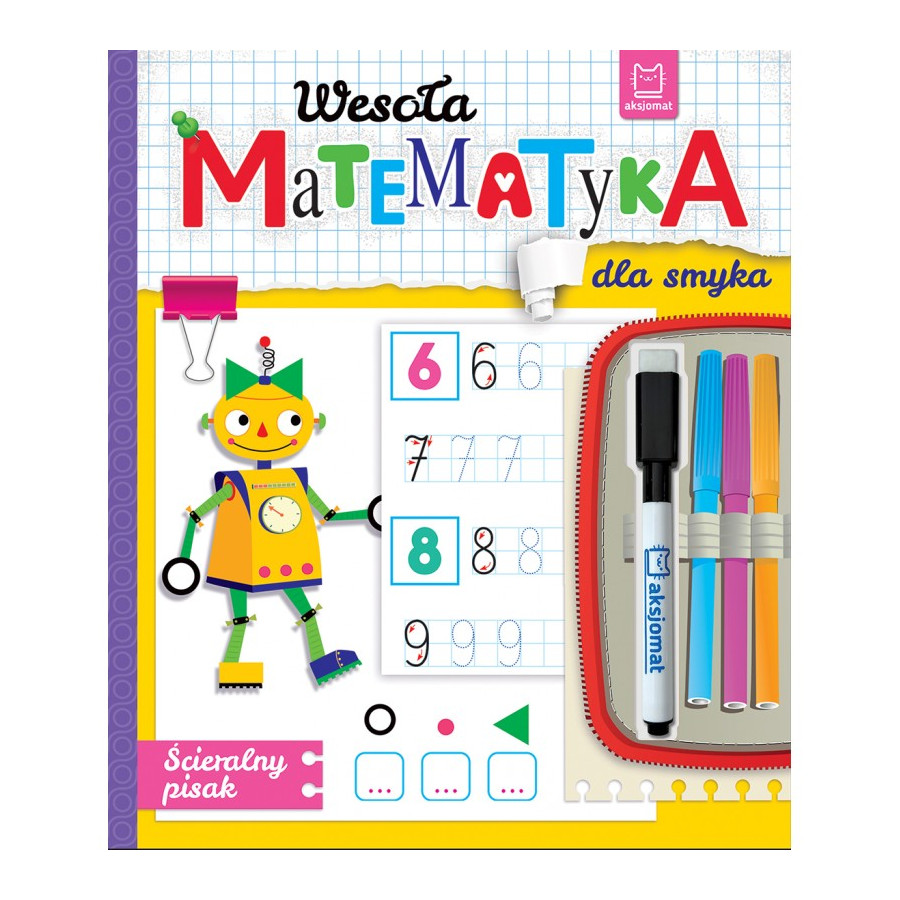 Wesoła matematyka dla smyka + ścieralny pisak / Aksjomat