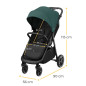 Spacerówka Route Platinium Grey / Kinderkraft Spacerówka Route Platinium Grey / Kinderkraft