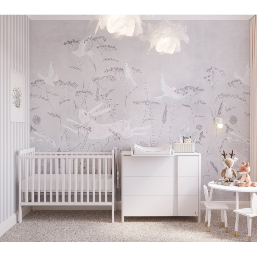 Łóżeczko dziecięce Uno Białe 120x60 cm / YappyKids