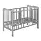 Łóżeczko dziecięce Uno Szare 120x60 cm / YappyKids Łóżeczko dziecięce Uno Szare 120x60 cm / YappyKids