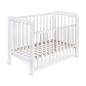 Łóżeczko dziecięce Lull Białe 120x60 cm / YappyKids Łóżeczko dziecięce Lull Białe 120x60 cm / YappyKids