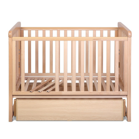 Łóżeczko dziecięce Move z kołyską Natural 120x60 cm / YappyKids
