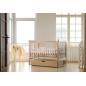 Łóżeczko dziecięce Move z kołyską Natural 120x60 cm / YappyKids