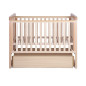Łóżeczko dziecięce Move z kołyską Natural 120x60 cm / YappyKids