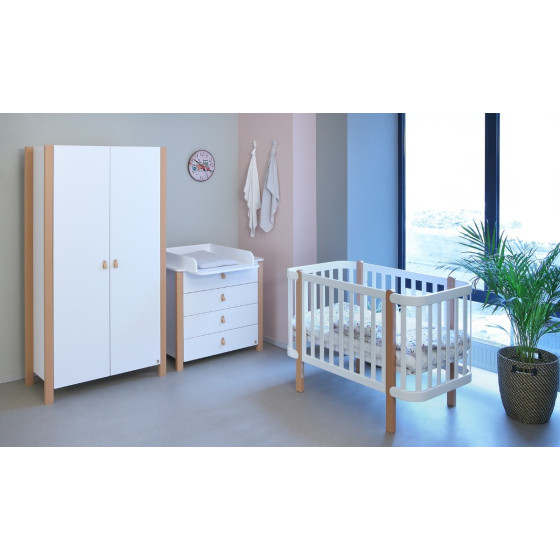 Łóżeczko dziecięce Étude Białe 120x60 cm / YappyKids