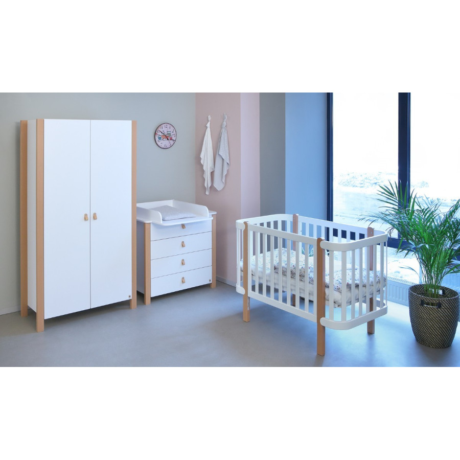 Łóżeczko dziecięce Étude Białe 120x60 cm / YappyKids