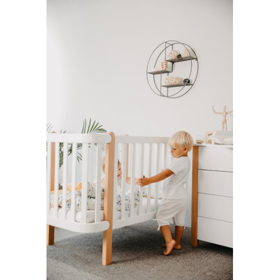 Łóżeczko dziecięce Étude Białe 120x60 cm / YappyKids