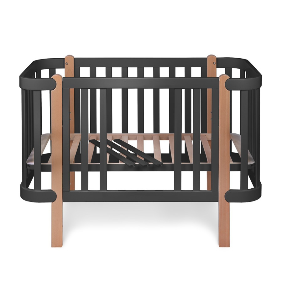 Łóżeczko dziecięce Étude Antracytowe 120x60 cm / YappyKids