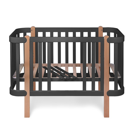 Łóżeczko dziecięce Étude Antracytowe 120x60 cm / YappyKids