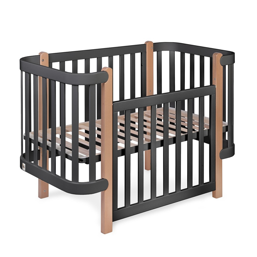 Łóżeczko dziecięce Étude Antracytowe 120x60 cm / YappyKids