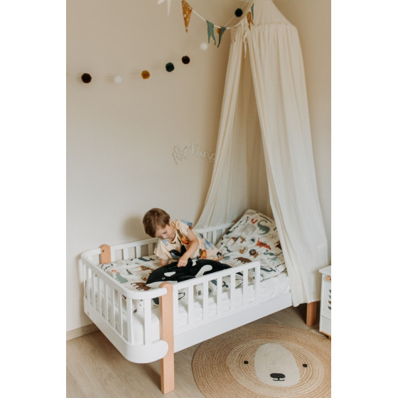 Łóżeczko młodzieżowe Étude Białe 160x80 cm / YappyKids