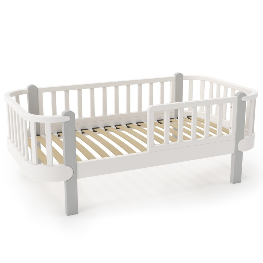 Łóżeczko młodzieżowe Étude Szare 160x80 cm / YappyKids Łóżeczko młodzieżowe Étude Szare 160x80 cm / YappyKids