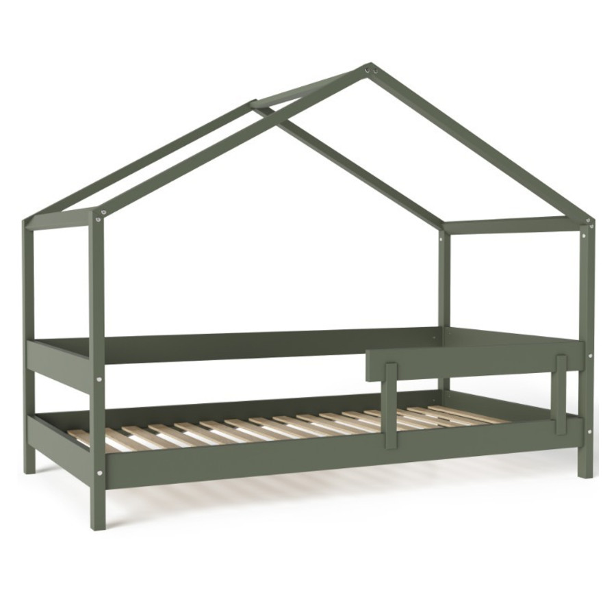 Łóżeczko młodzieżowe Hytte Zielone 160x80 cm / YappyKids Łóżeczko młodzieżowe Hytte Zielone 160x80 cm / YappyKids