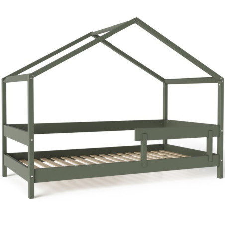 Łóżeczko młodzieżowe Hytte Zielone 160x80 cm / YappyKids