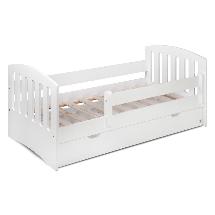 Łóżeczko młodzieżowe Lux Białe 160x80 cm / YappyKids Łóżeczko młodzieżowe Lux Białe 160x80 cm / YappyKids