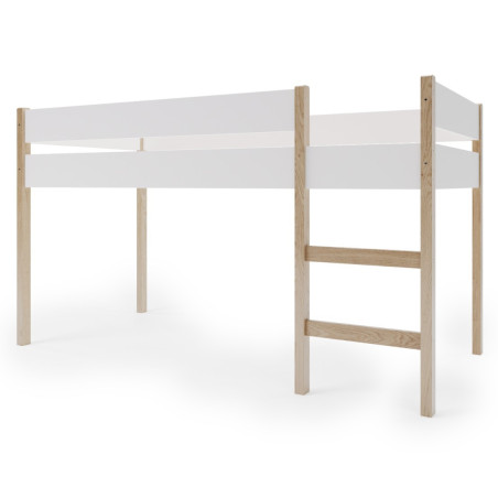 Łóżeczko młodzieżowe Grott Białe 200x90 cm / YappyKids