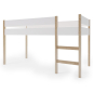 Łóżeczko młodzieżowe Grott Białe 200x90 cm / YappyKids Łóżeczko młodzieżowe Grott Białe 200x90 cm / YappyKids