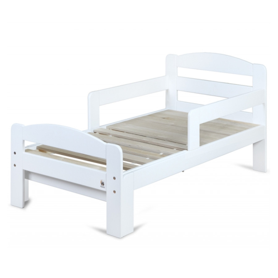 Łóżeczko młodzieżowe rosnące Grow Białe 140-190 x 70 cm / YappyKids Łóżeczko młodzieżowe rosnące Grow Białe 140-190 x 70 cm / YappyKids