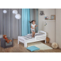 Łóżeczko młodzieżowe rosnące Grow Białe 140-190 x 70 cm / YappyKids Łóżeczko młodzieżowe rosnące Grow Białe 140-190 x 70 cm / YappyKids