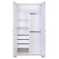 Szafa Étude Biała 95x179 cm / YappyKids Szafa Étude Biała 95x179 cm / YappyKids