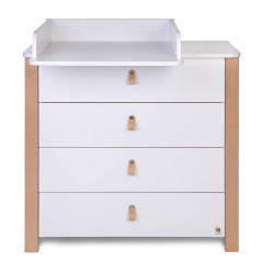 Komoda z przewijakiem Étude Biała / YappyKids