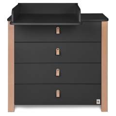 Komoda z przewijakiem Étude Antracytowa / YappyKids